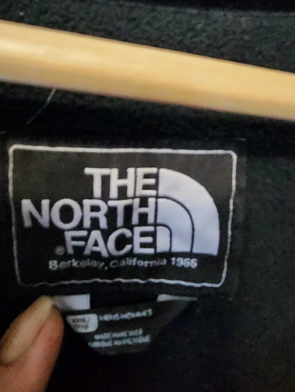 The North Face Men's Black Two-Tone Fleece Jacket